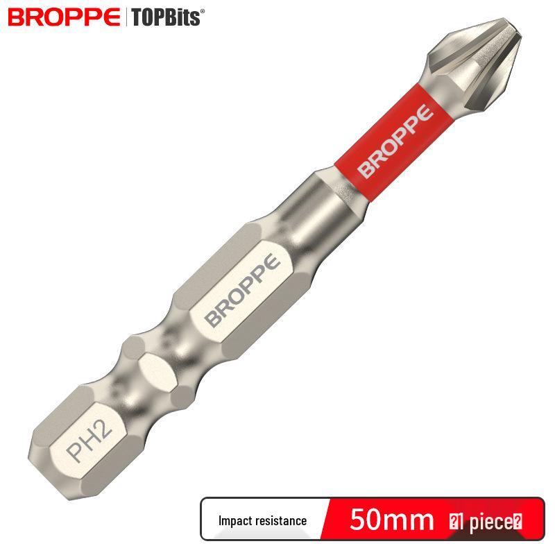 

Impact-Resistant Magnetic Phillips Screwdriver Bit Set, S2 High Torque Electric Drill & Anti-Slip Extended Tip.