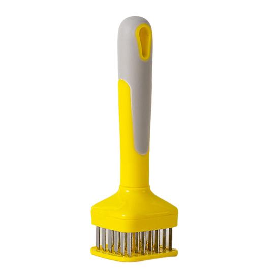 Stainless Steel Meat Tenderizer Hammer Automatic Rebound Meat Tenderizer Tool for Kitchen Family Restaurant Bakery Marinade Absorption Enhancer