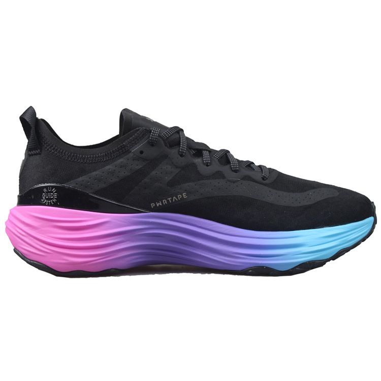 Puma ForeverRun Nitro Sunset - Black Men Sneakers Luminous-Blue Electric-Orchid 380007-01