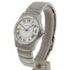 CARTIER Santo Cougar MM Watches W20027K1 whiteDial Stainless Steel Quartz Analog display unisex Used