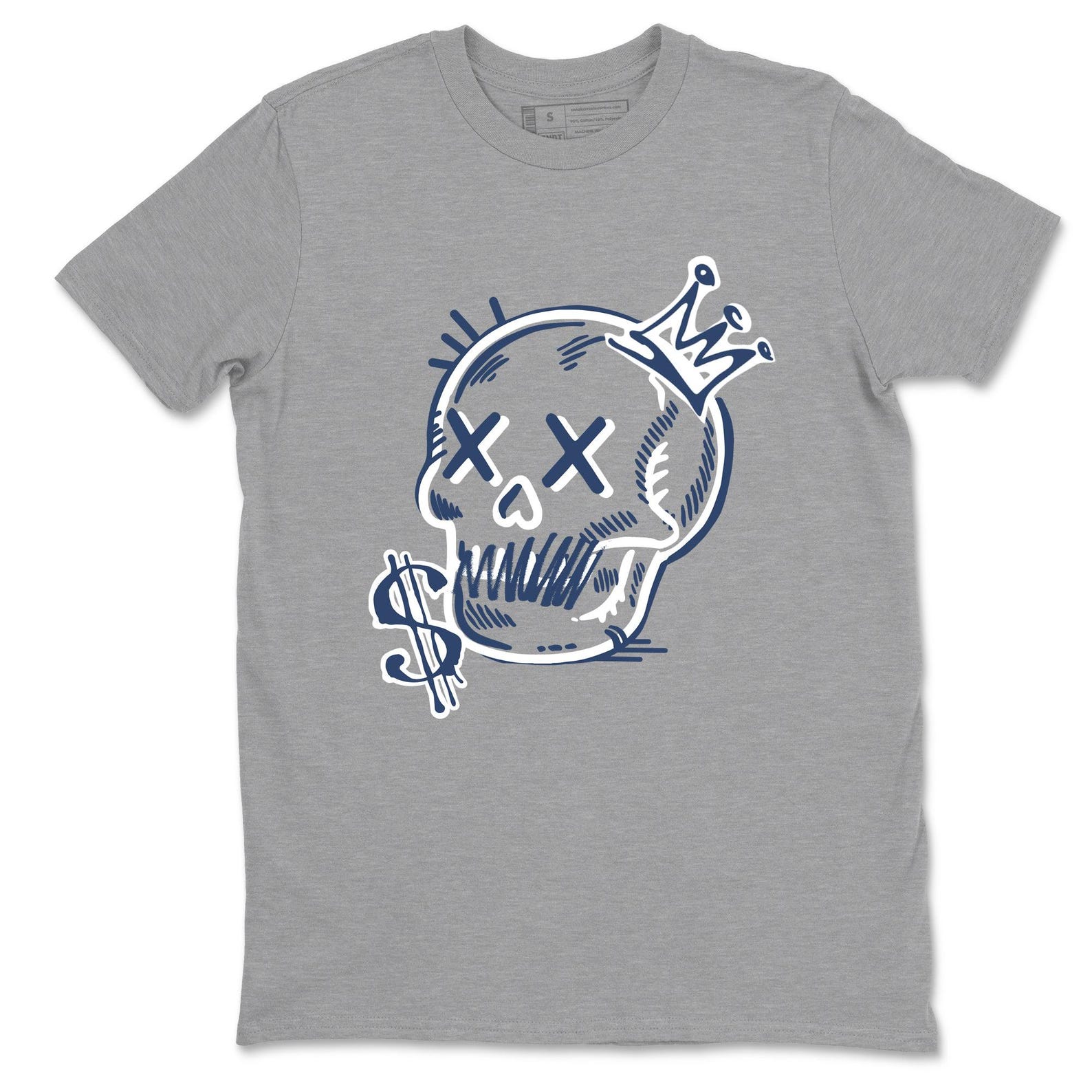 Neon Skull graphic Tee. Perfect as a Valentine’s Day gift. 9s Flint Grey L
