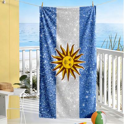 Argentina Beach Towel Quick-Dry Soft Microfiber Comfortable Lightweight