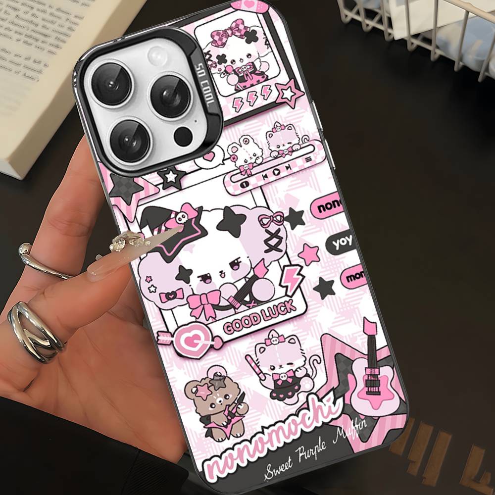 

Popular Cute Dog N-Nonomochi Logo For IPhone 17 16 15 14 13 12 11 Pro Max Plus Matte Color Back Phone Cover iPhone 17