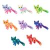 Flexible Joints Articulated Cats Fidgety Toy 5Pcs Realistic Hairless Cats Figurines Statues 3D Printed Cats,Home Decors