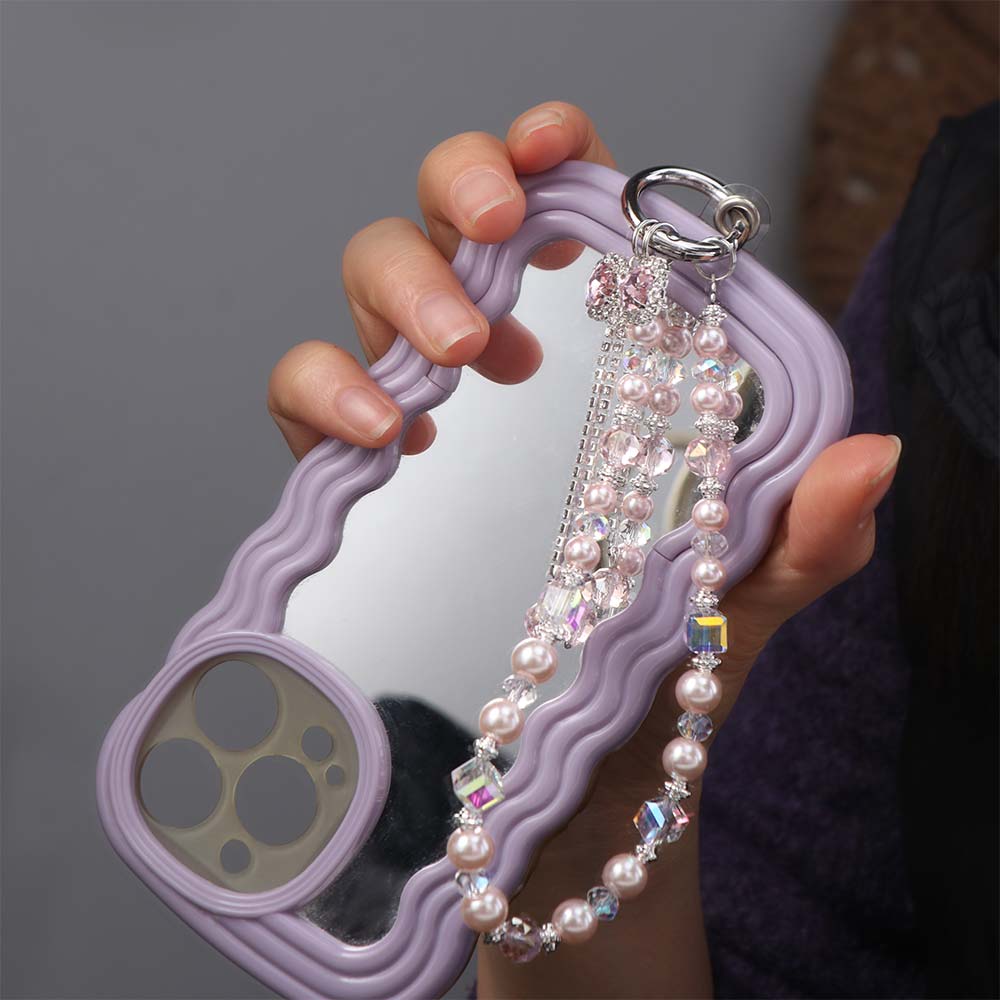 Pearl Rhinestone Phone Lanyard High Luxury Rhinestone Phone Rope Women/Lady/Girl
