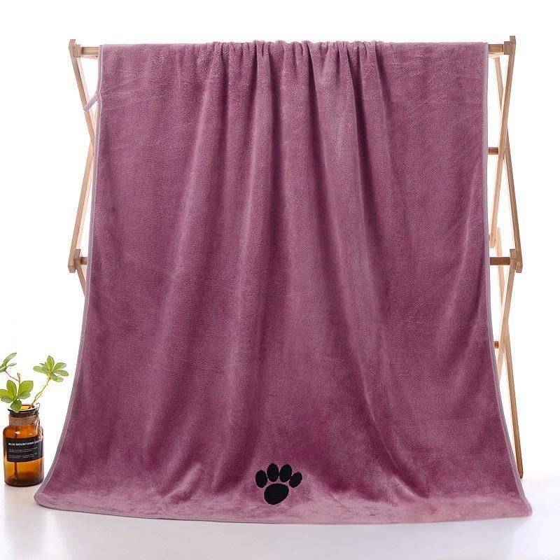 Pet Bath Towel Super Absorbent Microfiber Quick Dry Soft Washcloth for Dogs Cats Durable Non-Fading Easy To Clean