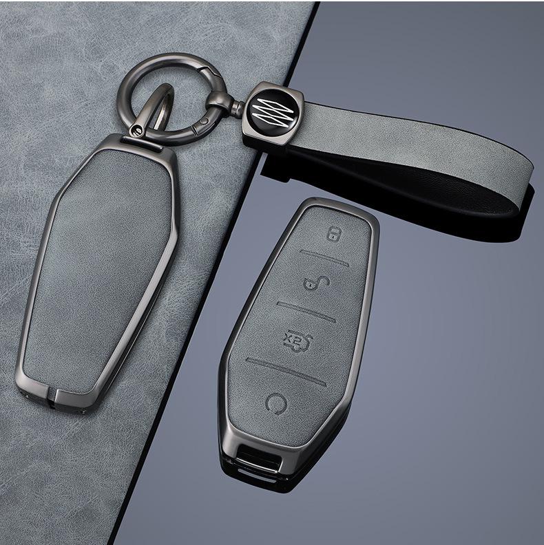 BYD Surui G5 Smart Key Metal Leather Protective Case