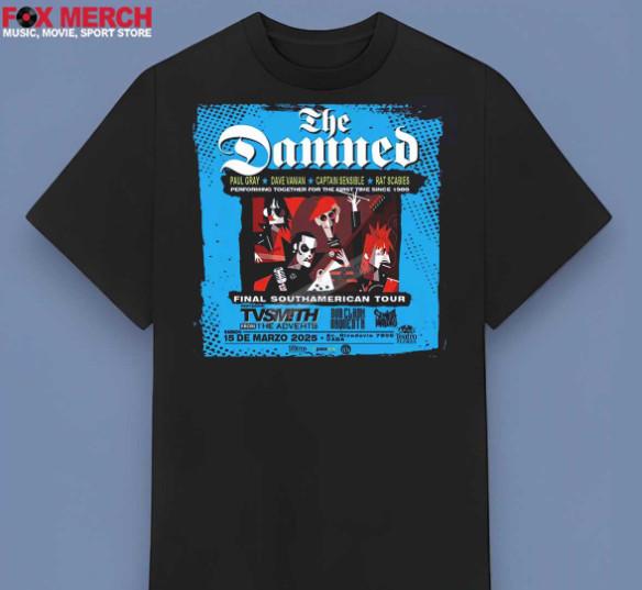Tričko The Damned Band Finálové jihoamerické turné 2025