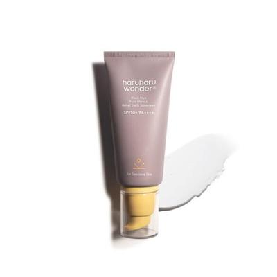 HARUHARU WONDER Black Rice Pure Mineral Relief Protector solar diario SPF50+ PA++++ 50g