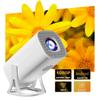 Proiettore 1080P WiFi BT5.2 Sistema Android 11 Proiettore per film ruotabile di 180 gradi con display da 120 pollici