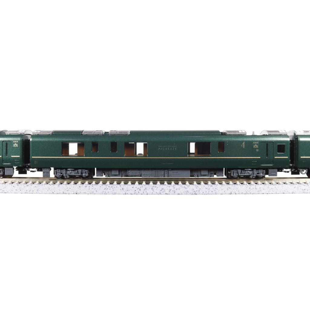 KATO N Gauge 87 Series "TWILIGHT EXPRESS Mizukaze" 4-Car Basic Set Diesel Train Model 10-1965