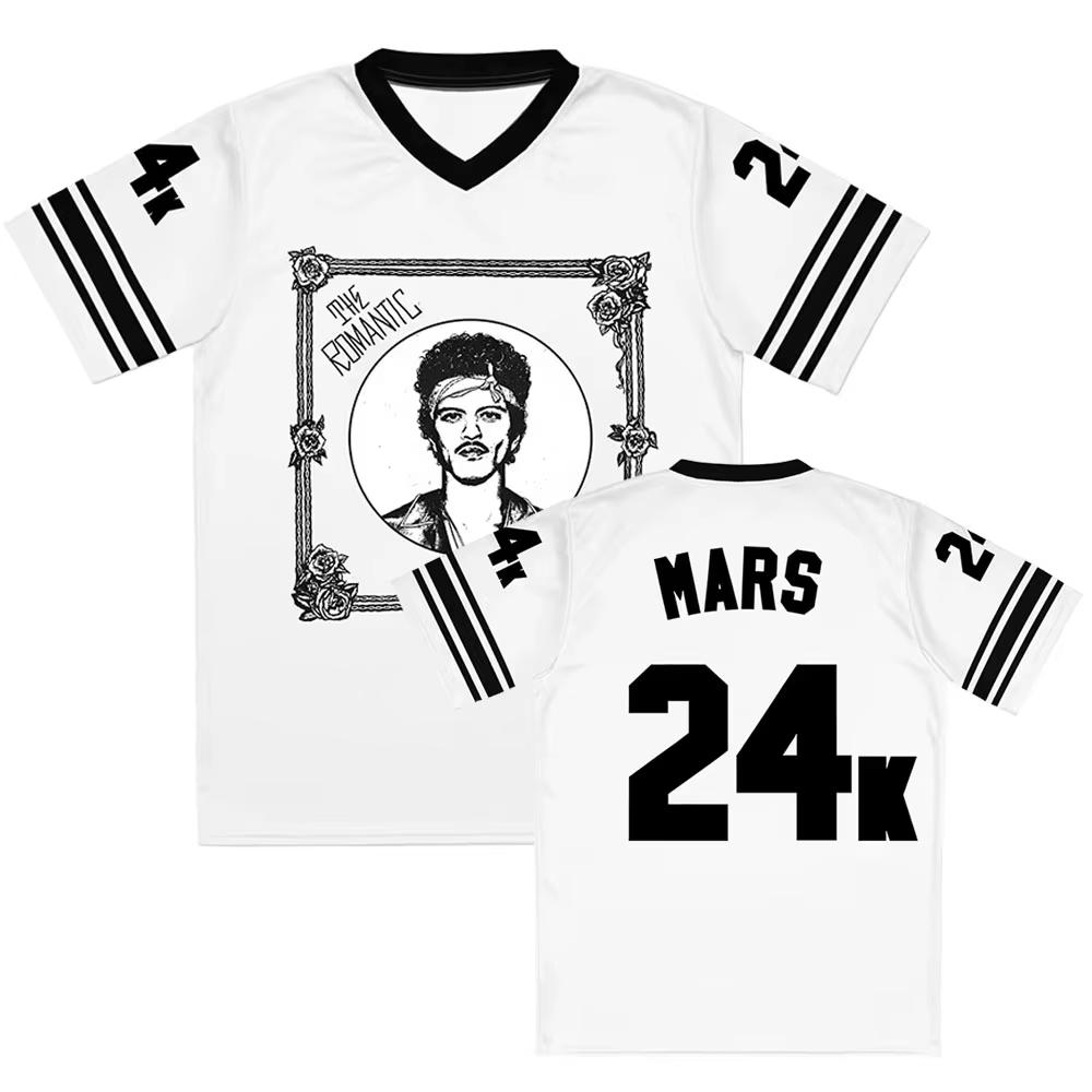 Family Matching V Neck Jersey Front Portrait Figure Graphic Black Beige Striped Short Sleeve Number Print Casual Streetwear Tee