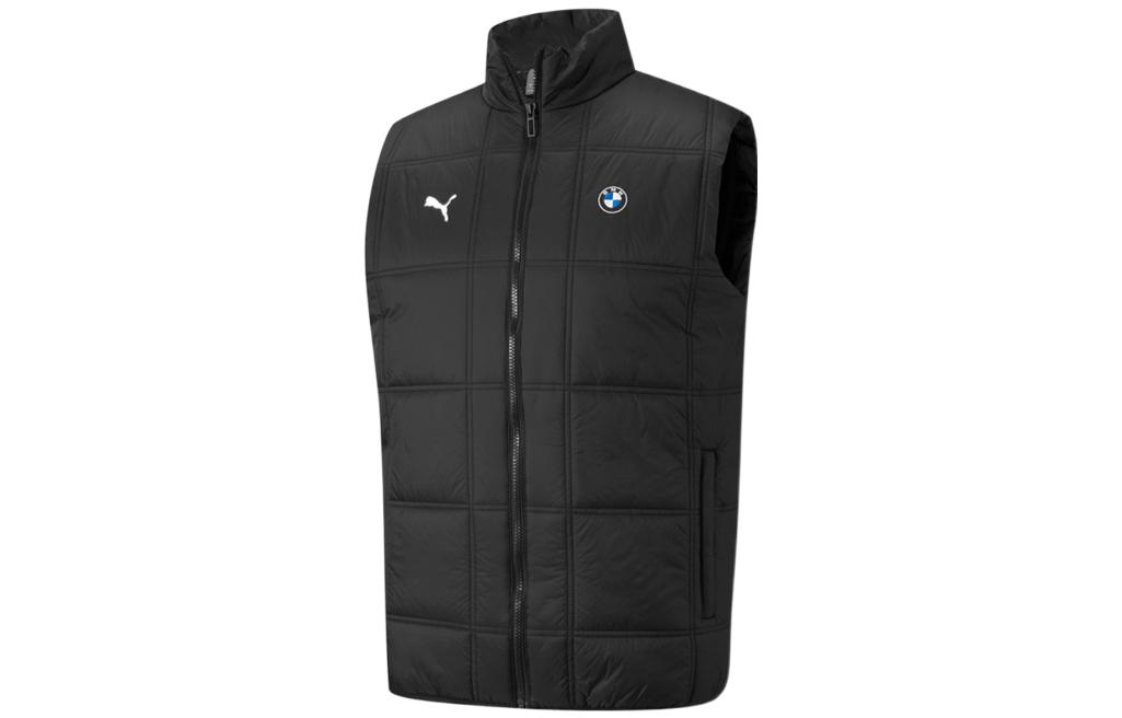 PUMA Vests Men s Black Stand Collar Moderate Other 531171-01 S