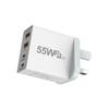 PD Quick charger 55W fast Wall charger plug For AU/EU/UK/US mobile phone charger Type-c or USB Universal Home office USB C