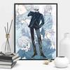 Japanese Classic Anime Jujutsu Kaisen Six Eyes Gojo Satoru Posters Prints Pictures Canvas Painting Wall Home Room Bar Decoration