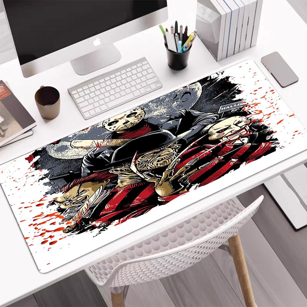 Halloween horror Theme Mouse Pad, Non Slip Rubber Base, Multifunctional Office & Home Decor, Perfect for Workspace Personalization.