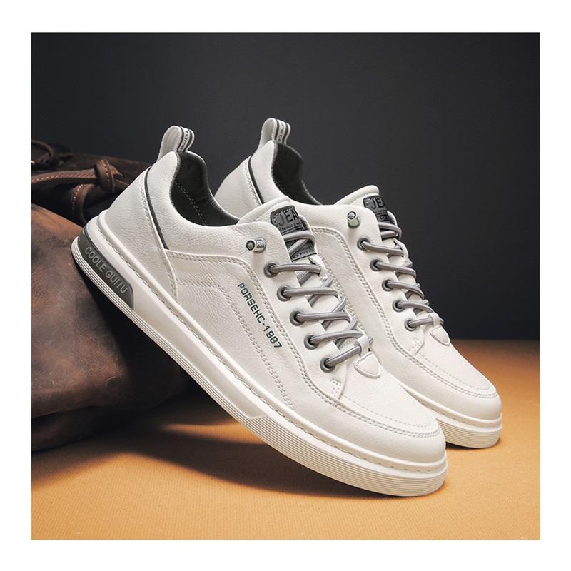 

Мужская обувь, мужская повседневная кожаная обувь, универсальная спортивная обувь, мужские кроссовки 44 белый