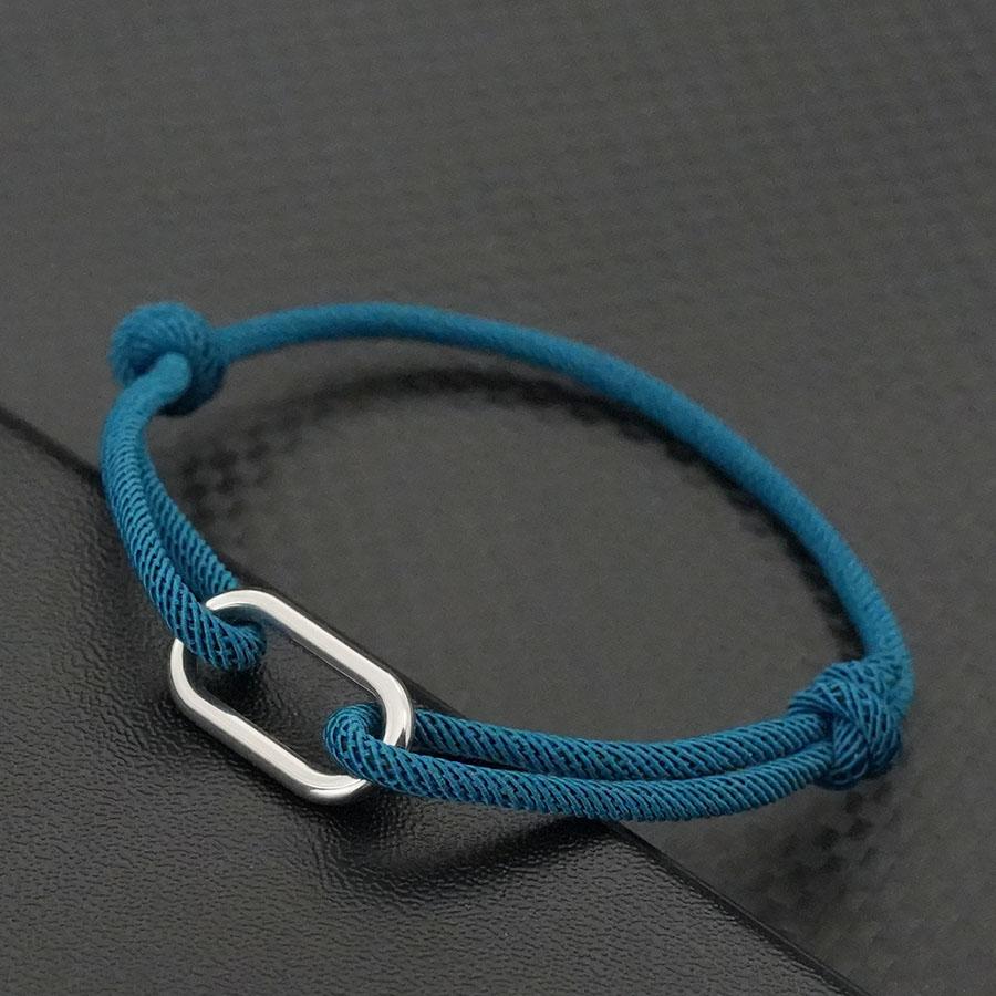 Fashion Mens Adjustable Rope Bracelet Stainless Steel Casual Versatile Accessories Grade A 3mm Thin Lucky Red String Braslet