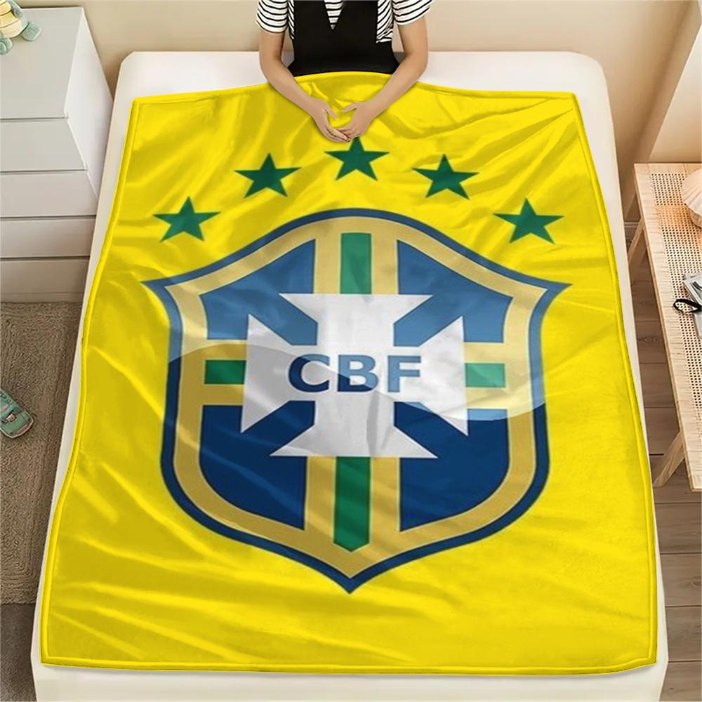 1Pc cbf Print Flannel Blanket, High quality Comfortable for All Seasons, Home Decor, Warmth and Comfort, Perfect for Christmas GiftS