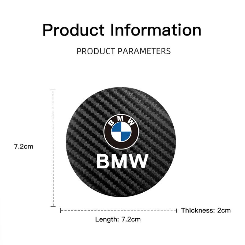 2 st Biltvålkorkmatta Bilmugghållare Halkfri dyna för BMW M3 M4 M5 G42 G30 G20 E39 E36 E87 E53 F44 F07 F34 G15 G16 G23 G22 F30