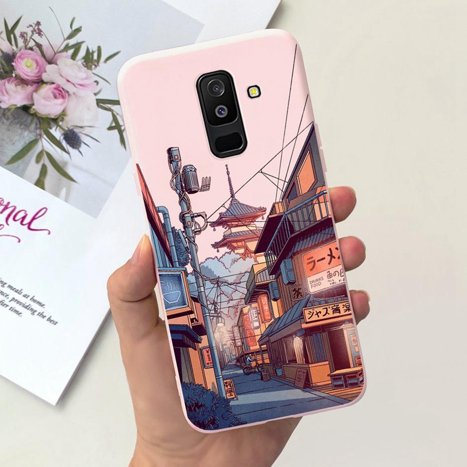 Fashion Case For Samsung Galaxy A6 Plus 2018 Soft Silicon TPU Back Cover For Samsung A6 2018 A 6 A6+ A6plus Phone Cases
