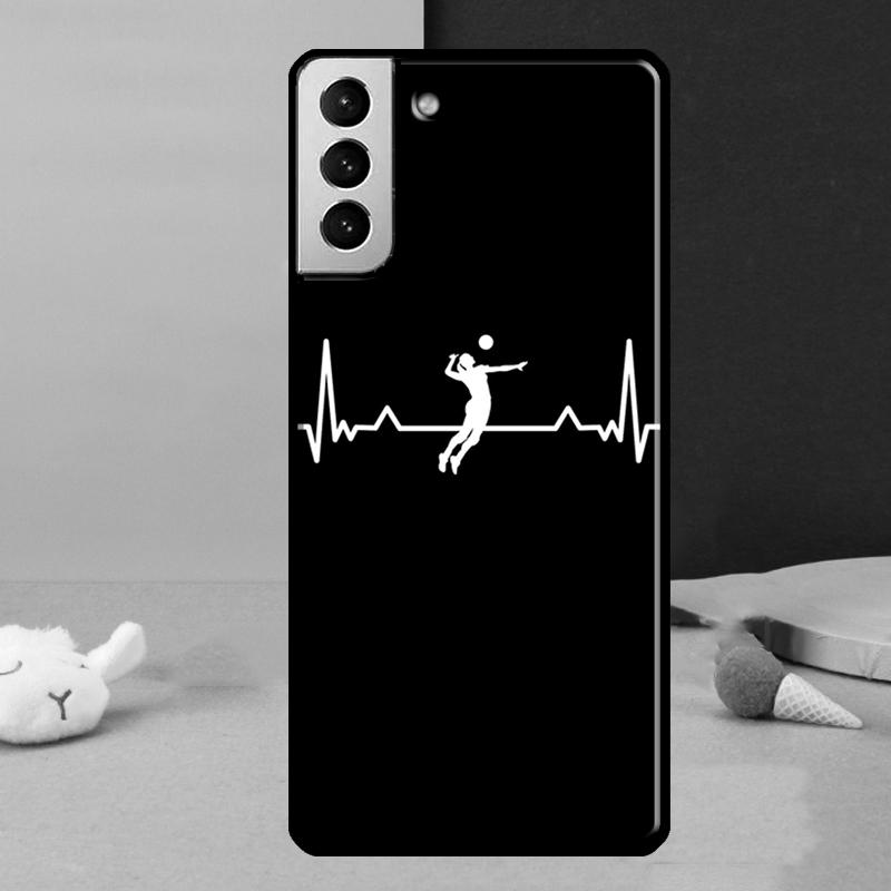 Volleyball Sprot Phone Case For Samsung Galaxy S25 Ultra S24 S23 Ultra S9 S10 S20 S21 S22 Plus S24 FE Cover