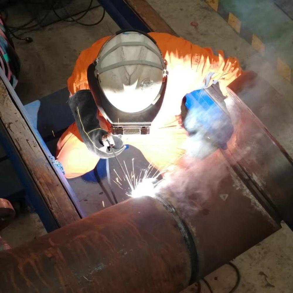 Leather Heat Resistant Gloves High Temperature Resistance Safety Gloves Welding Work