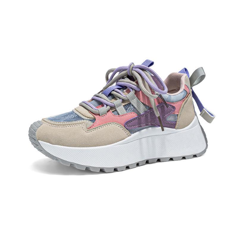 Damen-Sneaker aus atmungsaktivem Mesh im koreanischen Stil - Sommer 2025 Lässige Laufschuhe für Damen