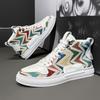 Schuhe Herbst Freizeit High-Top Trendige Schuhe Rohe Leinwandstiefel Street Skateboard Schuhe