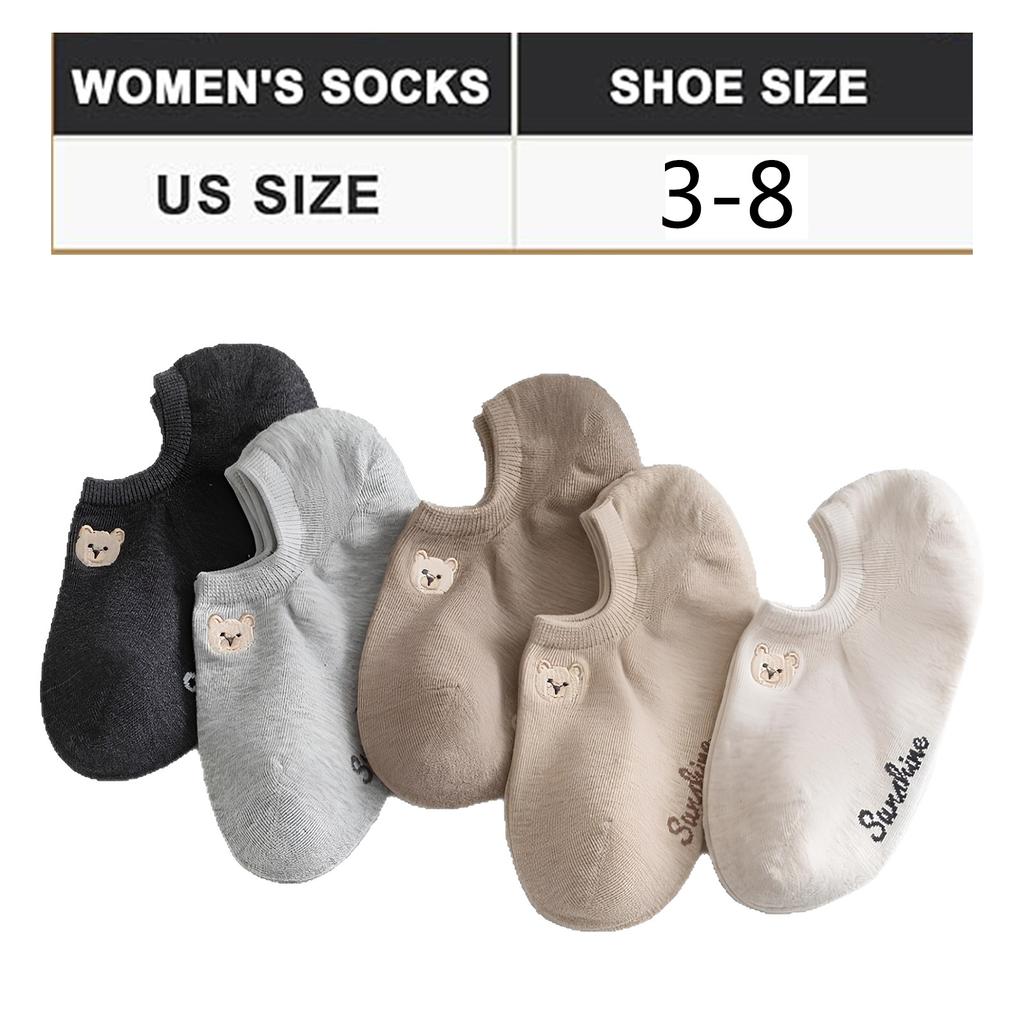 No Show Socks Low Cut Cotton Boat Socks With Antis Slid Strips Casual Invisible Liner Socks No Show None-Skid Boat Socks