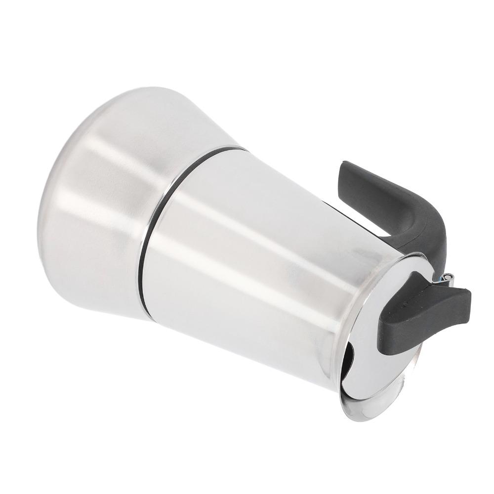 Large Capacity Moka Pot Stainless Steel Espresso Maker Classic Italian Coffee Maker Coffee Brewing