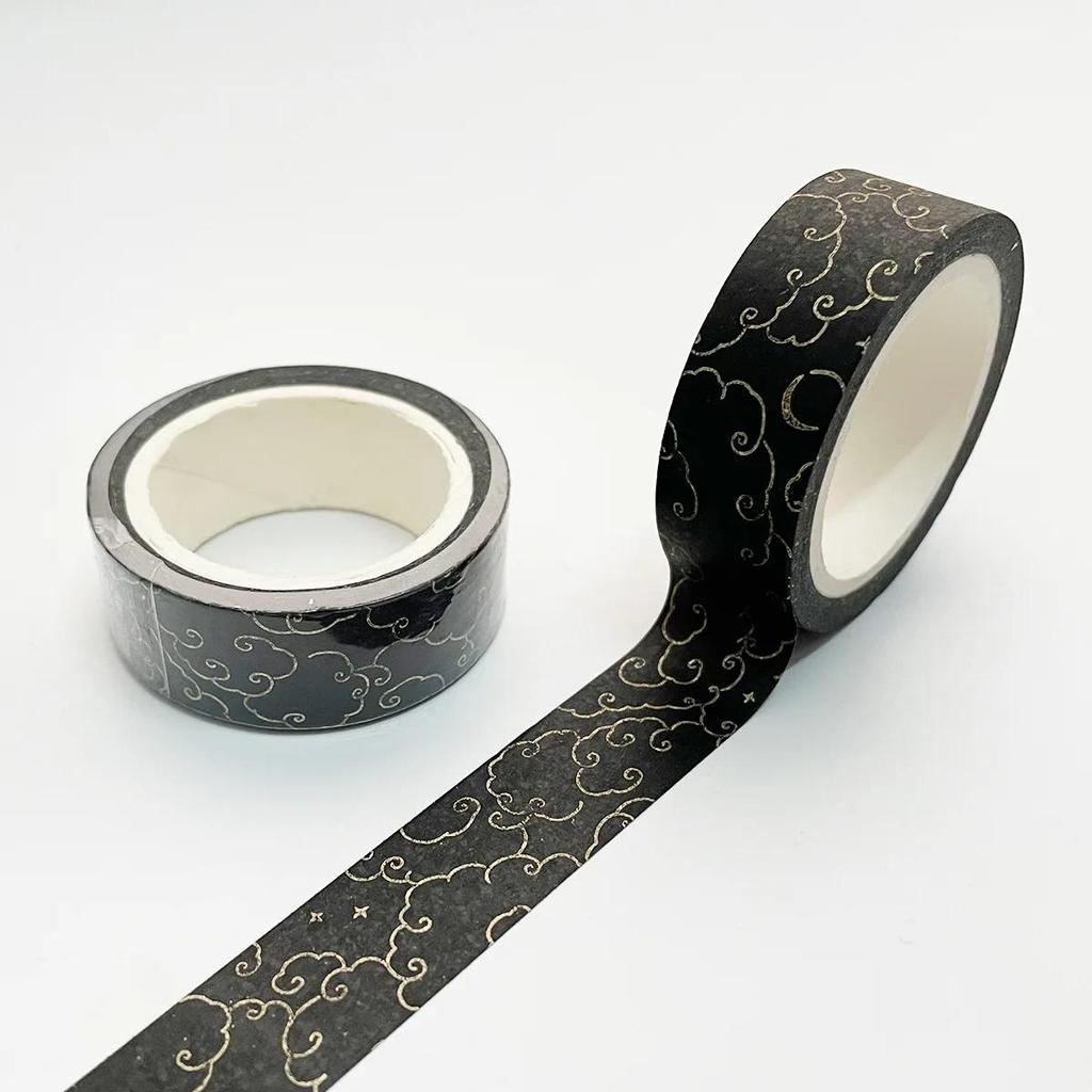 Gold Vintage Adhesive Washi Tapes Masking Tape Creative DIY Paper Tape Scrapbooking Tape Japanese Washitape Stickers