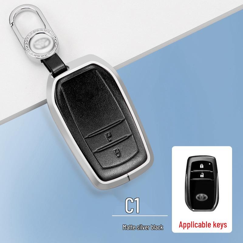 FAW Toyota Key Case for Highlander, RAV4, Corolla, C-HR, IZOA & Crown - Car Key Cover & Shell