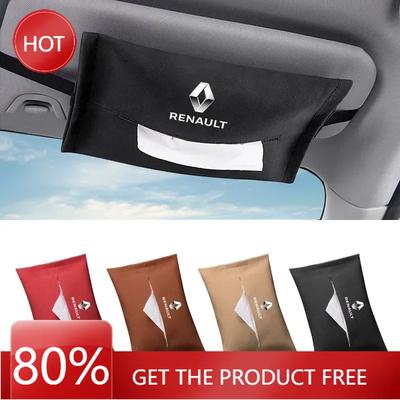2026 Hot For Renault Hub Caps Car Seat Hanging Hidden Napkin Storage Bag For Renault Megane 2 3 4 Twingo Clio Talisman Captur Tr