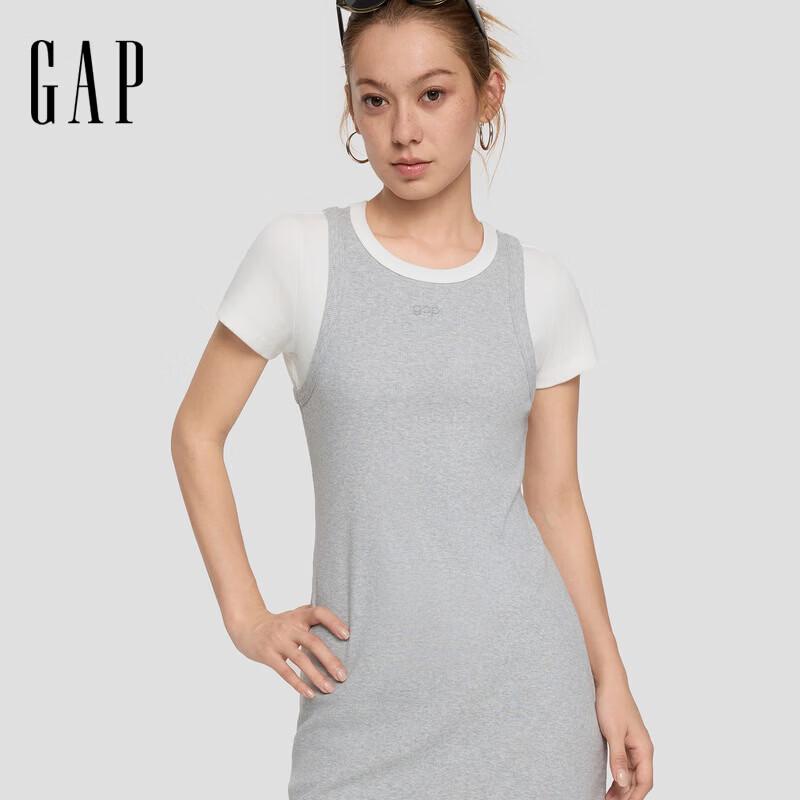 GAP Women s Logo Embroidered T-Shirt Dress M