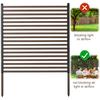 3 Ft W X 4 Ft H Metal Outdoor Privacy Screen PE-Coating Steel Pipes Privacy Fence Fence Panel for Outside Backyard Garden Patio