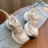 Platform casual sports shoes women's new student versatile running shoes breathable dad shoes women's height-increasing shoes