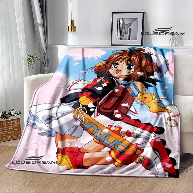 Card Captor Sakura Cartoon Decken Mode Decken Warme Flanell Weiche Bequeme Decke Haus Reise Decke Geburtstagsgeschenk