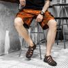 Summer Men's Leather Shoes Male Sandals Handmade Hollow Flats Quick Dry Wading Shoes