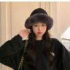 Women's Korean-Style Plush Fisherman Hat: Thickened, Warm, Versatile, Windproof, Cold-Proof with Ear Protection for Autumn & Winter.