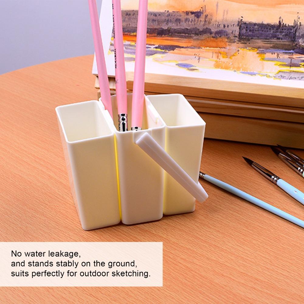 3PCS Three In One Folding Paint Water Bucket Multi-function Paint Bucket Outdoor Sketch