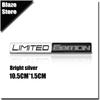 1Pc Auto LIMITED EDITION Emblem Metal Badge Sticker For Motorcycle Body Decor Decals Car Accessories