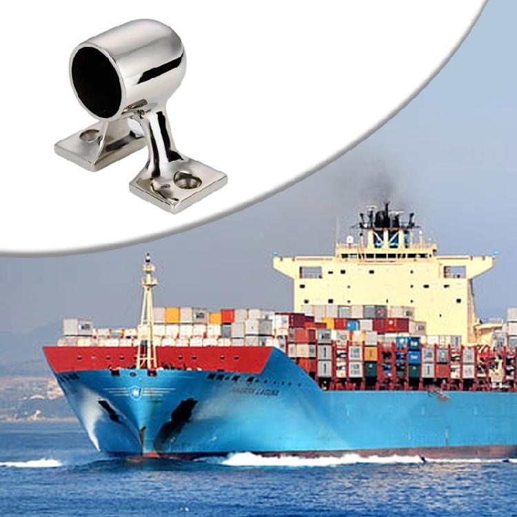 Upgraded Leg Rest Stainless Steel Rail Bracket with 25mm Inner Diameter for Boat