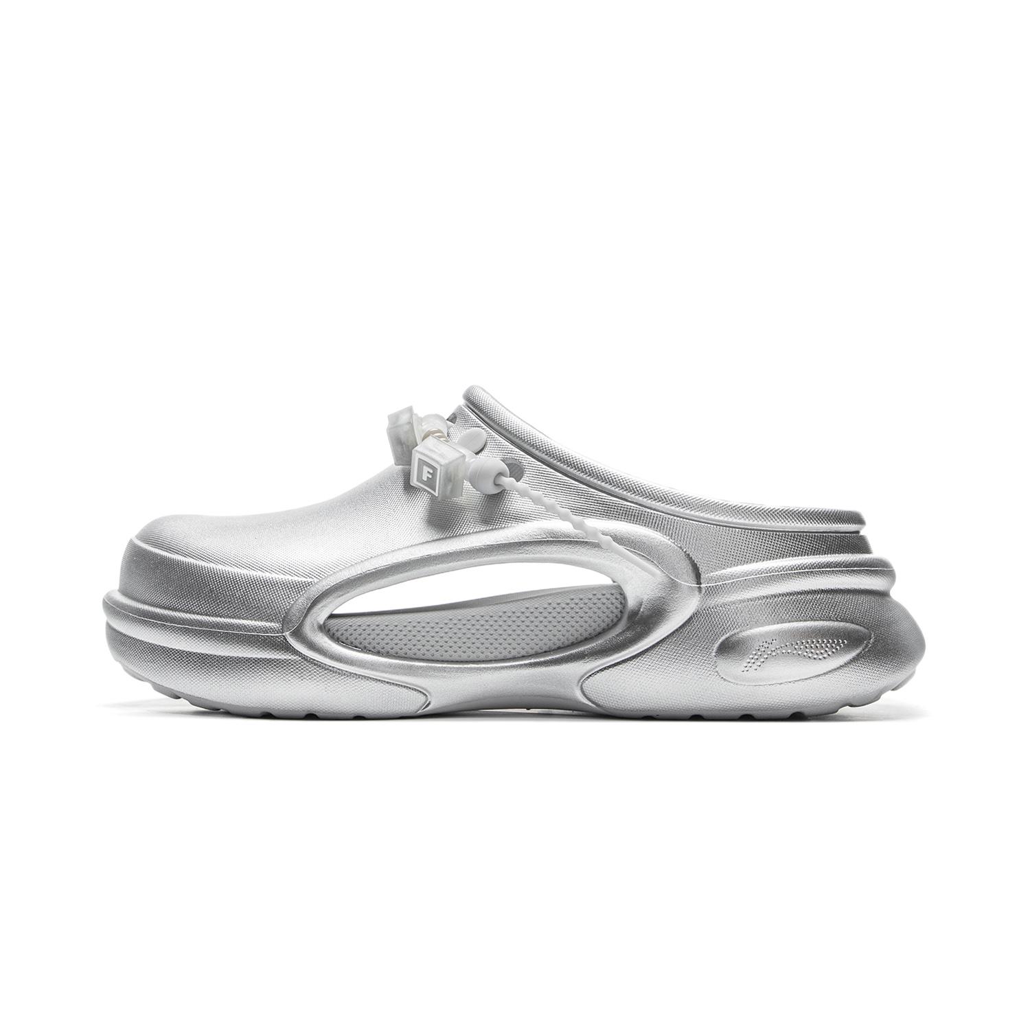 Li Ning League Of Legends X Мягкие Удобные Универсальные Противоскользящие Антибактериальные Шлепанцы с Закрытым Носком Мужские шлепанцы Серебристый AGAV001-6 43 3469₽