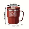 400ml Stainless Steel Insulated Cup  Cola  High Beauty Water Bottles Coffee Cup Portable Dual Drink Office Cup