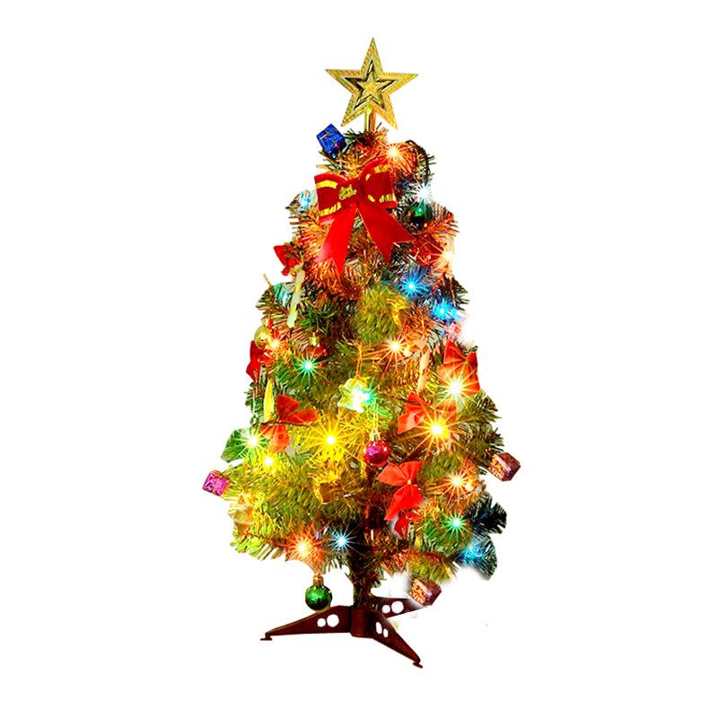 60cm Mini Desktop Christmas Tree with Ornament Set