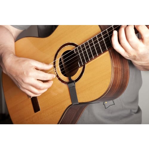 ORTEGA Nylon Guitar Strap for Classical Guitar with Hook, OGSHK-BK, Black