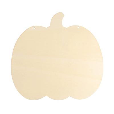 Pumpkin Pendant DIY Ability Thanksgiving Writable Paintable Exercise Hand-on Wood Craft Ornament Household Supplies