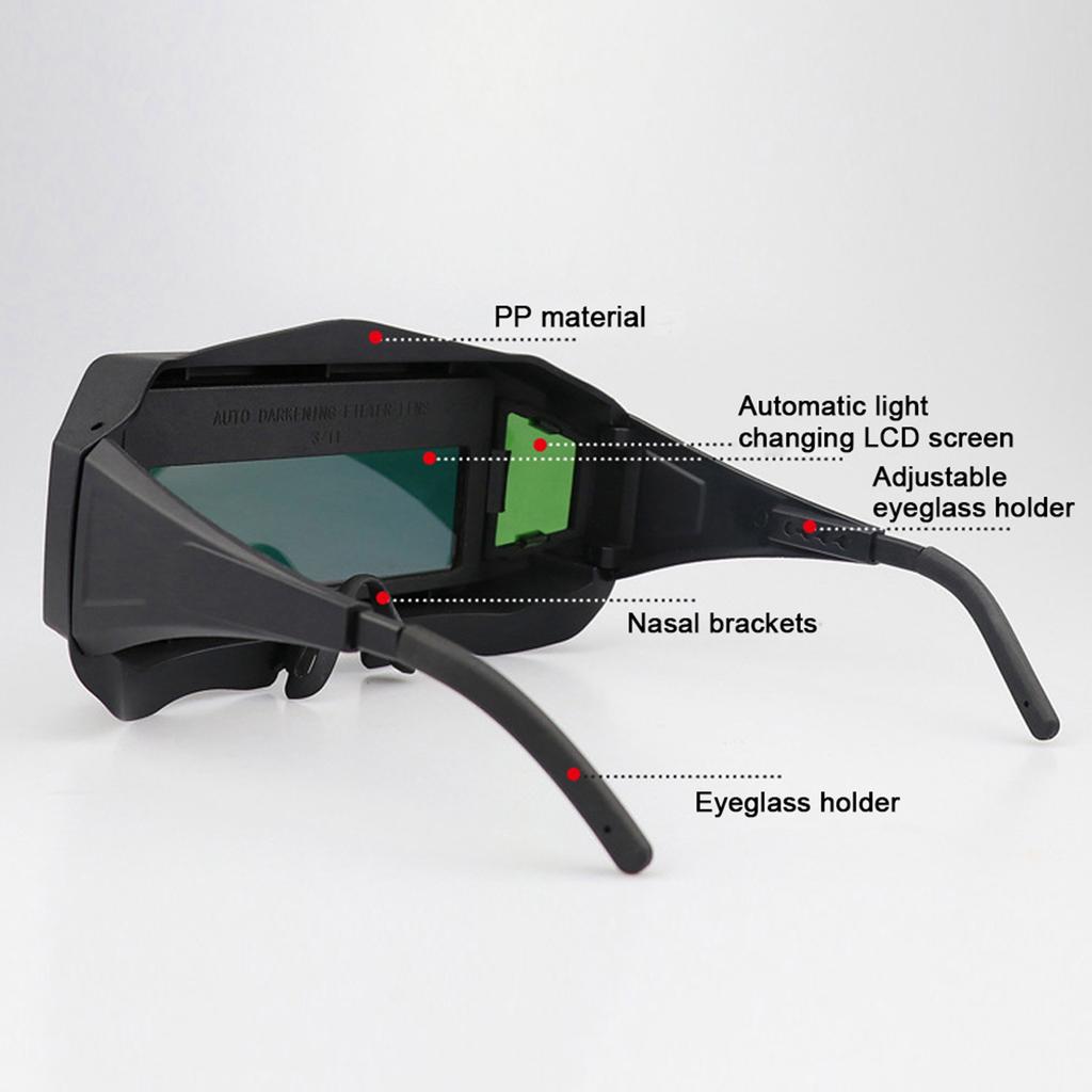 Lunettes de soudure Professionnelles Lunettes de soudure pour Soudure Meulage Coupe pour Hommes
