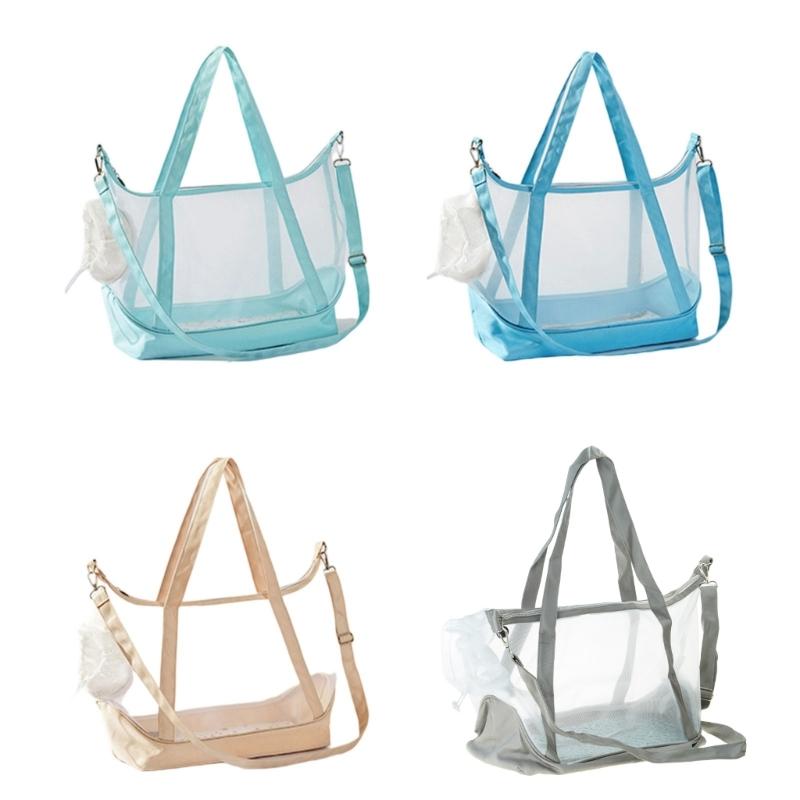 Sac de transport pour animaux de compagnie en maille de nylon avec design ventilé Sac de transport portable pour chats Voyage Extérieur